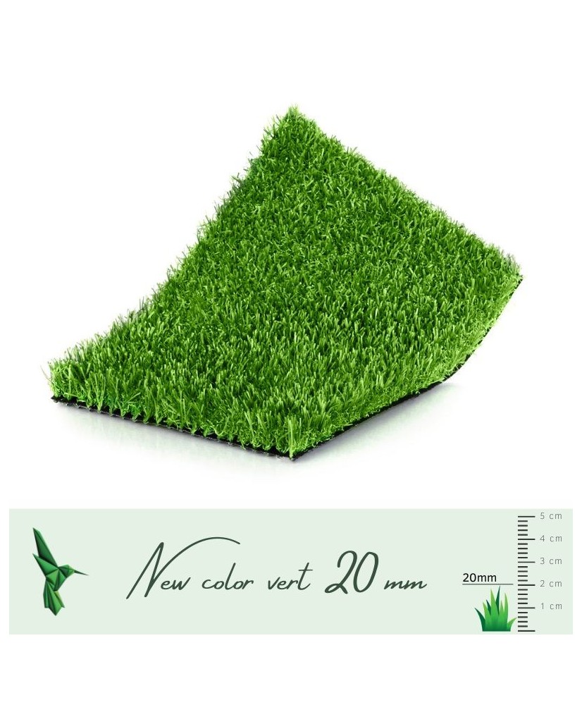 Gazon synthétique New Color 20 mm Vert